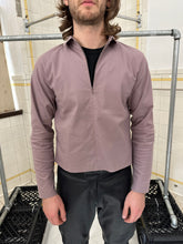 Load image into Gallery viewer, 2000s Burberry Prorsum Cropped Lilac Quarterzip with Side Zips - Size S
