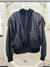 Load image into Gallery viewer, 1980s Claude Montana Hooded Leather Bomber - Size L