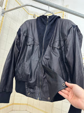 Load image into Gallery viewer, 1980s Claude Montana Hooded Leather Bomber - Size L