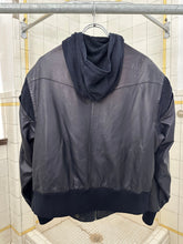 Load image into Gallery viewer, 1980s Claude Montana Hooded Leather Bomber - Size L