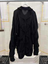 Load image into Gallery viewer, aw1998 Issey Miyake Oversized Float Cableknit Cardigan - Size XL
