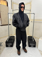 Load image into Gallery viewer, 1980s Claude Montana Hooded Leather Bomber - Size L