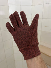 Load image into Gallery viewer, 1980s Issey Miyake Heather Orange Padded Knuckle Gloves - Size S