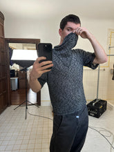 Load image into Gallery viewer, 1980s Issey Miyake Cowl Neck Tee with Rubber Dot Applique - Size M