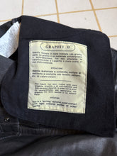 Load image into Gallery viewer, 1990s World Wide Web Graphite Coated Pants