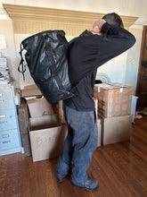 Load image into Gallery viewer, 2000s Issey Miyake Black Polyurethane Duffle Backpack - Size OS
