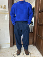 Load image into Gallery viewer, 1980s Issey Miyake Mixed Gauge Checkered Sweater - Size M
