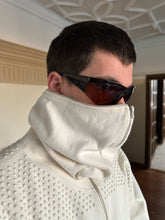 Load image into Gallery viewer, 1980s Issey Miyake Dual Zipper Hoodie with Rubber Applique - Size M