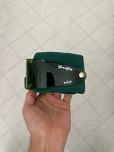 Load image into Gallery viewer, 1980s Vintage Baruffaldi Green Headband with Built-in Shades - Size OS