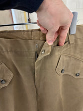 Load image into Gallery viewer, 1990s Vintage Italian Designer Wide Leg Trousers with Flap Pockets - Size L
