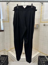 Load image into Gallery viewer, 1980s Parachute Black Trousers with Waist Cinch Detail - Size M