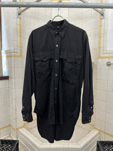 Load image into Gallery viewer, 1980s Katharine Hamnett Black Western Pocket Button Down Shirt - Size OS