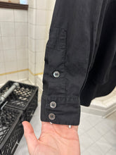 Load image into Gallery viewer, 1980s Katharine Hamnett Black Western Pocket Button Down Shirt - Size OS