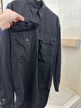 Load image into Gallery viewer, 1980s Katharine Hamnett Black Western Pocket Button Down Shirt - Size OS