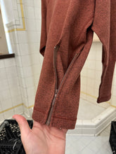 Load image into Gallery viewer, 1980s Issey Miyake Logo Crewneck with Side Zippers and Extended Ribbed Cuffs - Size S