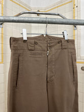 Load image into Gallery viewer, 1980s Katharine Hamnett Brown Cotton Sateen Trousers - Size M