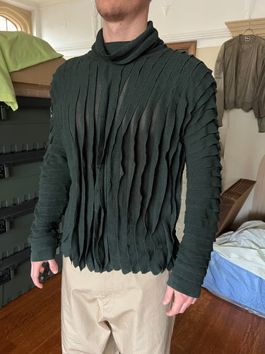 aw1988 Issey Miyake Ghillie Turtleneck - Size M
