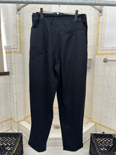 Load image into Gallery viewer, 1980s Katharine Hamnett Black Light Cotton Pleated Trousers - Size M