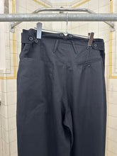 Load image into Gallery viewer, 1980s Katharine Hamnett Black Light Cotton Pleated Trousers - Size M