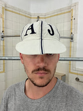 Load image into Gallery viewer, 1990s Armani Jeans Monogram Hat with Piping - Size OS