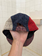 Load image into Gallery viewer, 1990s Issey Miyake Multicolored Wool Four Panel Cap - Size OS