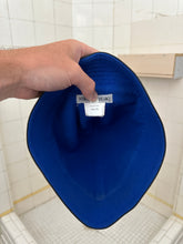Load image into Gallery viewer, 1990s Armani Black Bucket Hat with Blue Fleece Lining - Size S