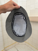 Load image into Gallery viewer, 1990s Armani Grey Bucket Hat with Embroidered Trademark - Size S