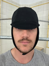 Load image into Gallery viewer, 1990s Armani Black Aviator Cap - Size M
