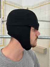 Load image into Gallery viewer, 1990s Armani Black Aviator Cap - Size M