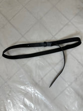 Load image into Gallery viewer, 2000s Issey Miyake Thin Black Leather Belt - Size M