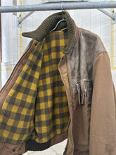 Load image into Gallery viewer, 1980s Vintage Italian Designer Mixed Material Hunting Jacket - Size XL