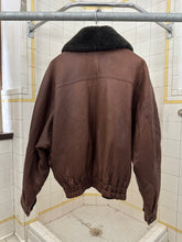 Load image into Gallery viewer, 1980s Vintage Italian Cropped Leather Jacket with Removable Collar - Size M