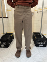 Load image into Gallery viewer, 1980s Katharine Hamnett Brown Cotton Sateen Trousers - Size M