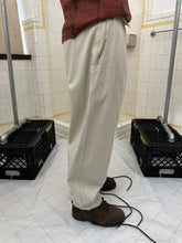 Load image into Gallery viewer, 1980s Katharine Hamnett Beige Cotton Trousers - Size M