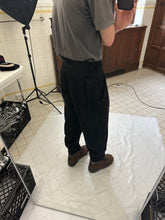 Load image into Gallery viewer, 1980s Parachute Black Trousers with Waist Cinch Detail - Size M