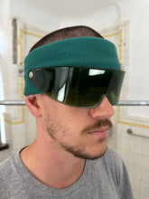 Load image into Gallery viewer, 1980s Vintage Baruffaldi Green Headband with Built-in Shades - Size OS