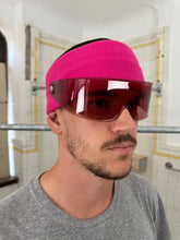 Load image into Gallery viewer, 1980s Vintage Baruffaldi Pink Headband with Built-in Shades - Size OS