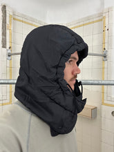 Load image into Gallery viewer, 1990s Armani Black Puffer Hood - Size OS