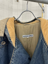 Load image into Gallery viewer, 1980s Katharine Hamnett Denim Double Breasted Hooded Bomber - Size OS
