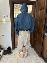 Load image into Gallery viewer, 1980s Katharine Hamnett Denim Double Breasted Hooded Bomber - Size OS