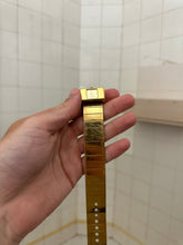 Load image into Gallery viewer, 1980s Vintage Tokio Kumagai Gold Metal Belted Watch - Size OS
