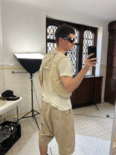 Load image into Gallery viewer, 1990s Armani Cotton Racer Vest with Back Cargo Pocket - Size M