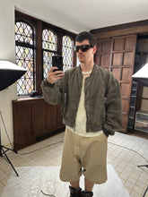 Load image into Gallery viewer, 1990s Armani Light Twill Bomber with Woven Cotton Trim - Size L