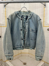 Load image into Gallery viewer, 1980s Marithe Francois Girbaud Faux Layered Jacket with Adjustable Neck - Size S