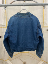 Load image into Gallery viewer, 1980s Marithe Francois Girbaud Denim Faux Layered Jacket with Adjustable Neck - Size M