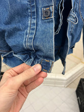 Load image into Gallery viewer, 1980s Marithe Francois Girbaud Denim Faux Layered Jacket with Adjustable Neck - Size M