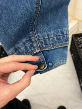 Load image into Gallery viewer, 1980s Marithe Francois Girbaud Denim Faux Layered Jacket with Adjustable Neck - Size M