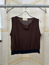 Load image into Gallery viewer, 1980s Claude Montana Crop Top Knit Vest - Size XS