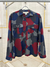 Load image into Gallery viewer, 1980s Claude Montana Silk Camo Shirt with Back Pleat - Size S