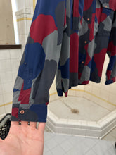 Load image into Gallery viewer, 1980s Claude Montana Silk Camo Shirt with Back Pleat - Size S
